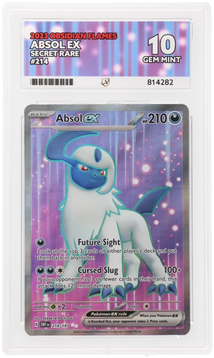 ACE 10 - Absol ex - 214/197 - Obsidian Flames - Pokemon