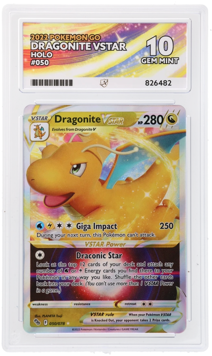 ACE 10 - Dragonite VSTAR - 050/078 - Pokemon GO - Pokemon