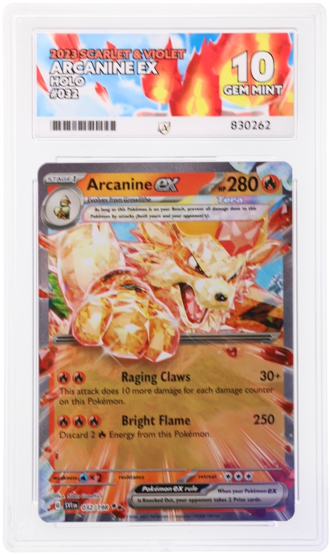 ACE 10 - Arcanine ex - 032/198 - Scarlet & Violet - Pokemon