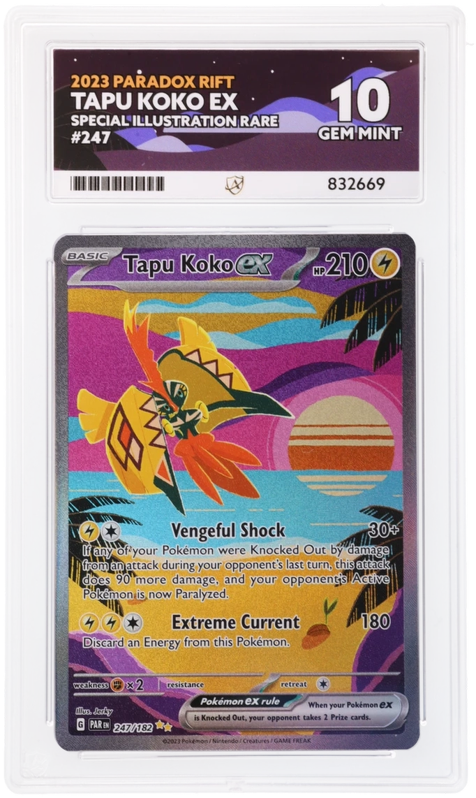 ACE 10 - Tapu Koko ex - 247/182 - Paradox Rift - Pokemon