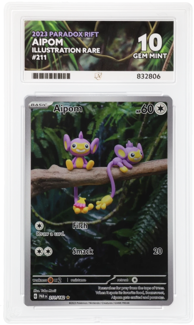 ACE 10 - Aipom - 211/182 - Paradox Rift - Pokemon
