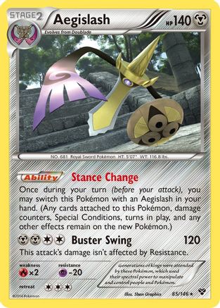 Aegislash (85) 85/146 - XY Base Set