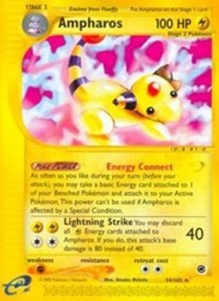 Ampharos (34) 34/165 - Expedition