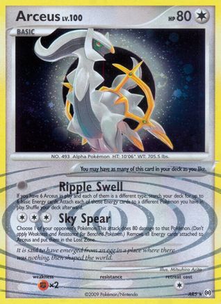 Arceus (AR5) AR5/99 - Arceus Holofoil