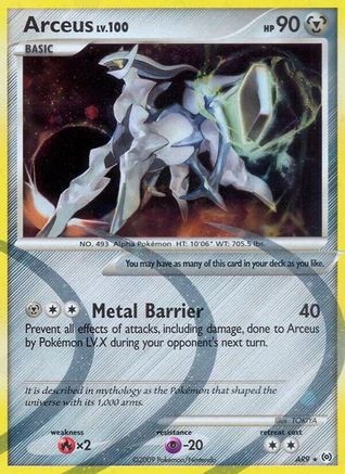 Arceus (AR9) AR9/99 - Arceus Holofoil