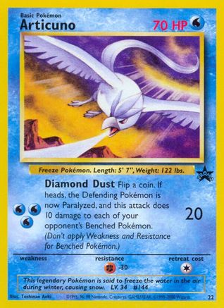 Articuno (22) 22/53 - WoTC Promo