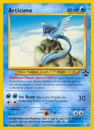 Articuno (48) 48/53 - WoTC Promo