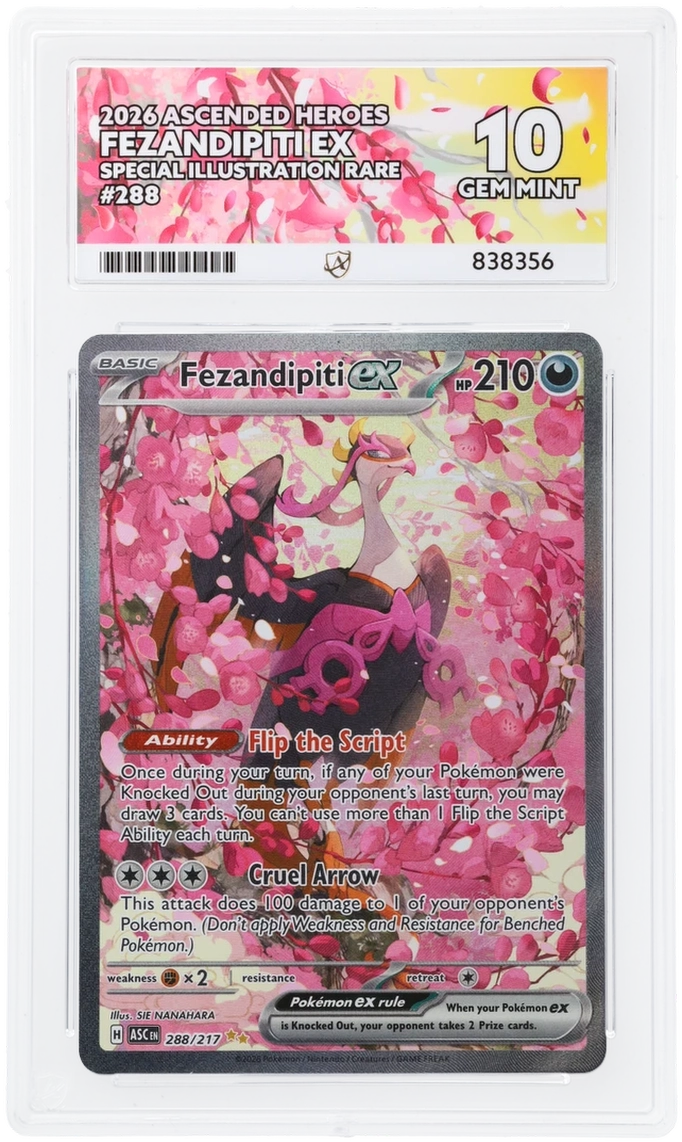 Fezandipiti EX SIR 288/217 - Ace 10