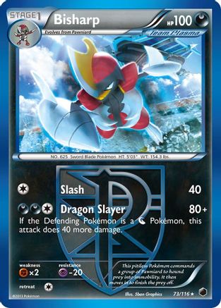 Bisharp (Team Plasma) (73) 73/116 - Plasma Freeze