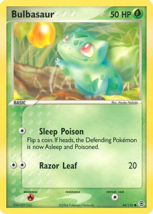 Bulbasaur - 054/112 54/112 - FireRed & LeafGreen