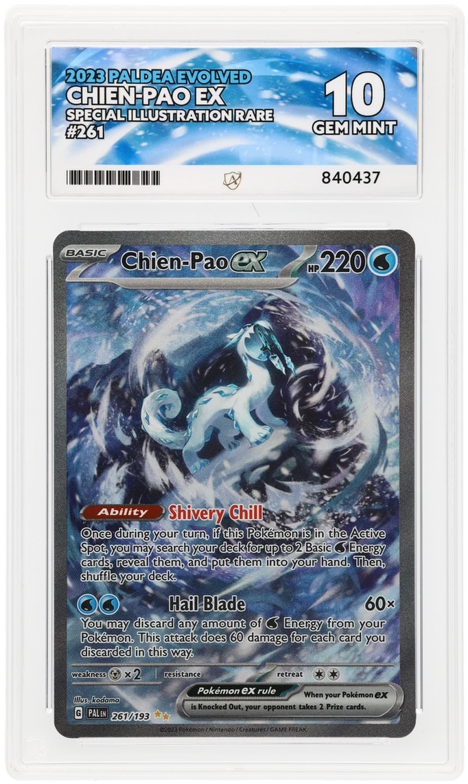 ACE 10 - Chien-Pao ex - 261/193 - Paldea Evolved - Pokemon
