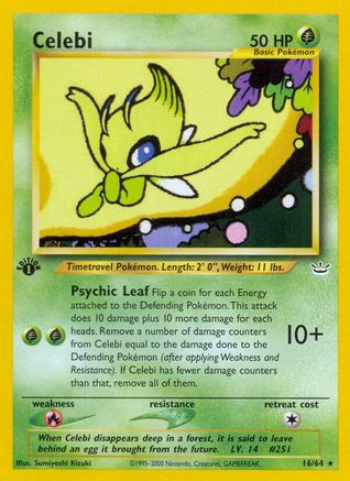 Celebi (16) 16/64 - Neo Revelation Unlimited