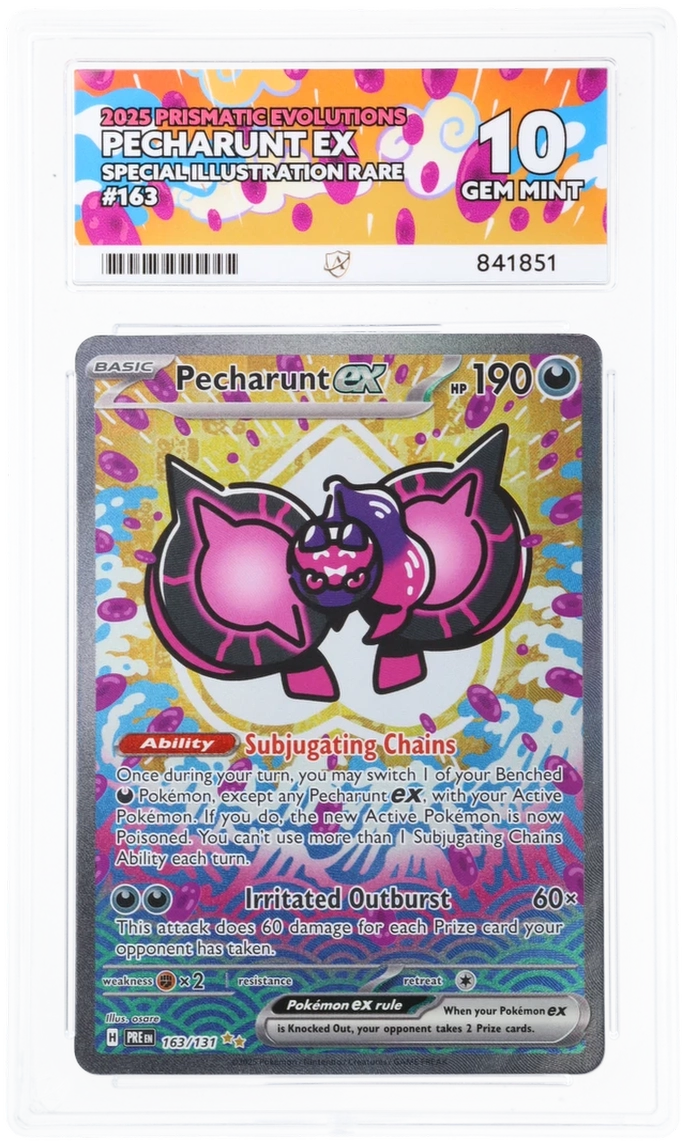 ACE 10 - Pecharunt ex - 163/131 - Prismatic Evolutions - Pokemon
