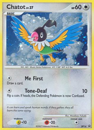 Chatot - DP14 DP14/56 - Diamond and Pearl Promos Holofoil