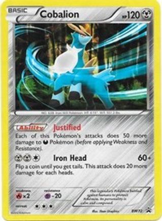 Cobalion - BW72 BW72/101 - Black and White Promos Holofoil