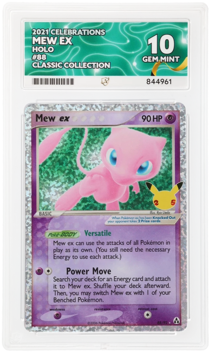Mew ex 88/92 - Ace 10 - Celebrations