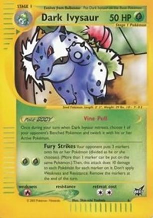 Dark Ivysaur - 6 6/9 - Best of Promos