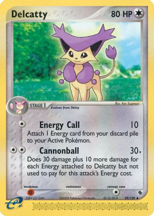 pokemon delcatty card Evolves from Skitty Type Pokmon Delcatty Pokemon | Mercari