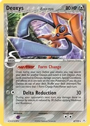 Deoxys (Delta Species - Defense Forme) 4/110 - Holon Phantoms Reverse Holofoil