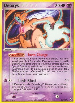 Deoxys (Normal Forme) 16/107 - Deoxys Reverse Holofoil