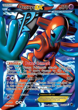 Deoxys EX (Team Plasma) (Full Art) 111/116 - Plasma Freeze Holofoil