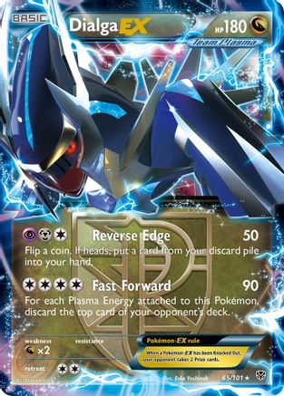 Dialga EX (Team Plasma) 65/101 - Plasma Blast Holofoil