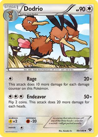 Dodrio 99/146 - XY Base Set