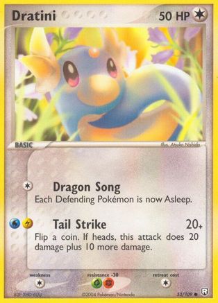 Dratini - 053/109 53/109 - Team Rocket Returns Reverse Holofoil