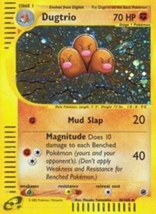 Dugtrio (10) 10/165 - Expedition Holofoil