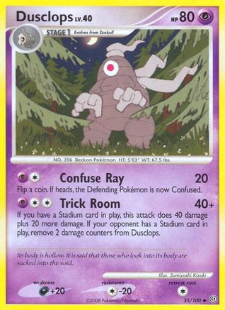 Dusclops (35) 35/100 - Stormfront Reverse Holofoil