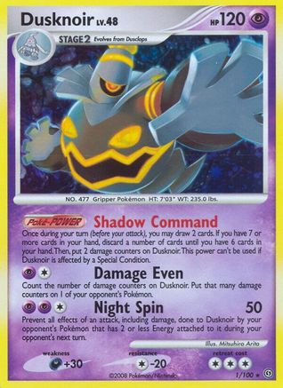 Dusknoir (1) 1/100 - Stormfront Reverse Holofoil