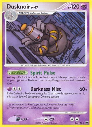 Dusknoir (17) 17/100 - Stormfront