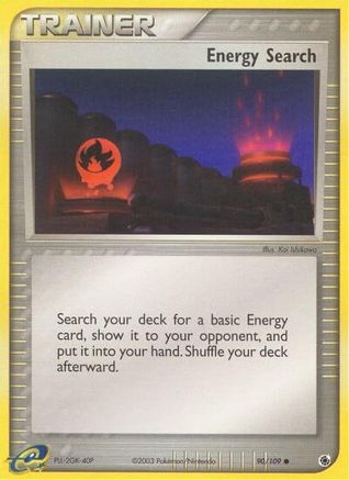 Energy Search 90/109 - Ruby & Sapphire Reverse Holofoil