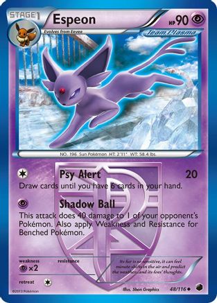 Espeon 48/116 - Plasma Freeze