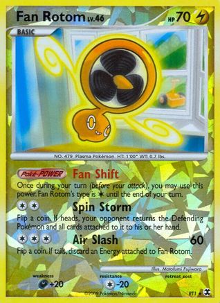 Fan Rotom RT1/111 - Rising Rivals Reverse Holofoil