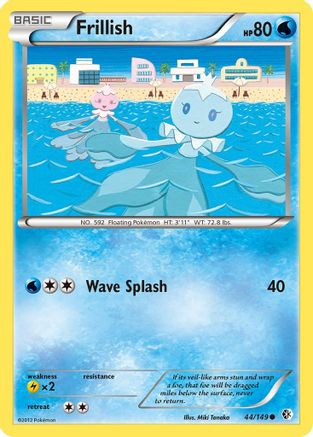 Frillish 44/149 - Boundaries Crossed Reverse Holofoil