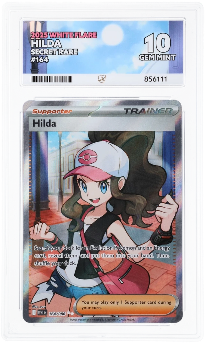 ACE 10 - Hilda - 164/086 - White Flare - Pokemon
