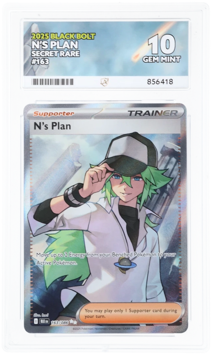 ACE 10 - N's Plan - 163/086 - Black Bolt - Pokemon