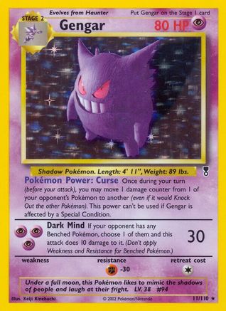 Gengar 11/110 - Legendary Collection Reverse Holofoil