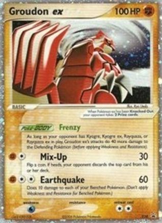 Groudon ex 38/40 - Nintendo Black Star Promos Holofoil