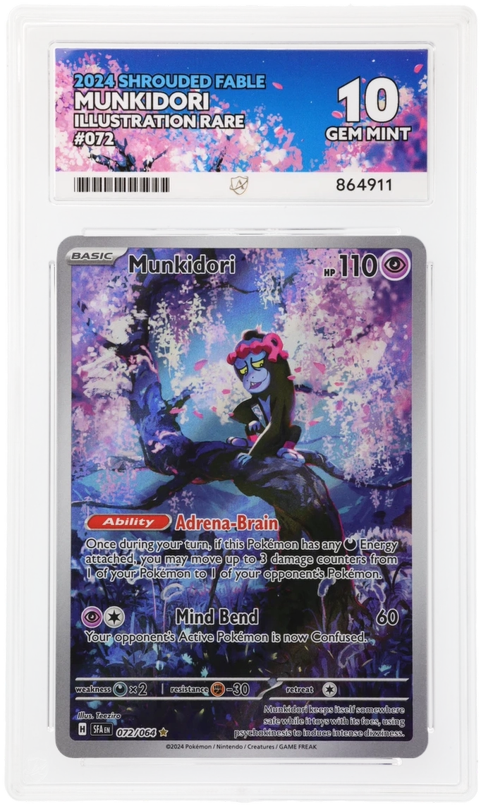 ACE 10 - Munkidori - 072/064 - Shrouded Fable - Pokemon