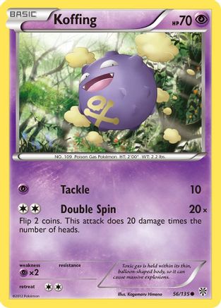 Koffing 56/135 - Plasma Storm