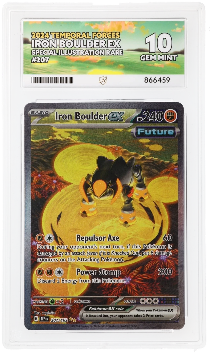 ACE 10 - Iron Boulder ex - 207/162 - Temporal Forces - Pokemon