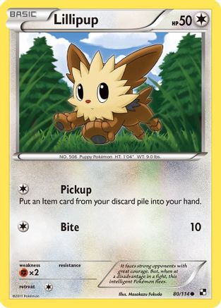 Lillipup 80/114 - Black & White