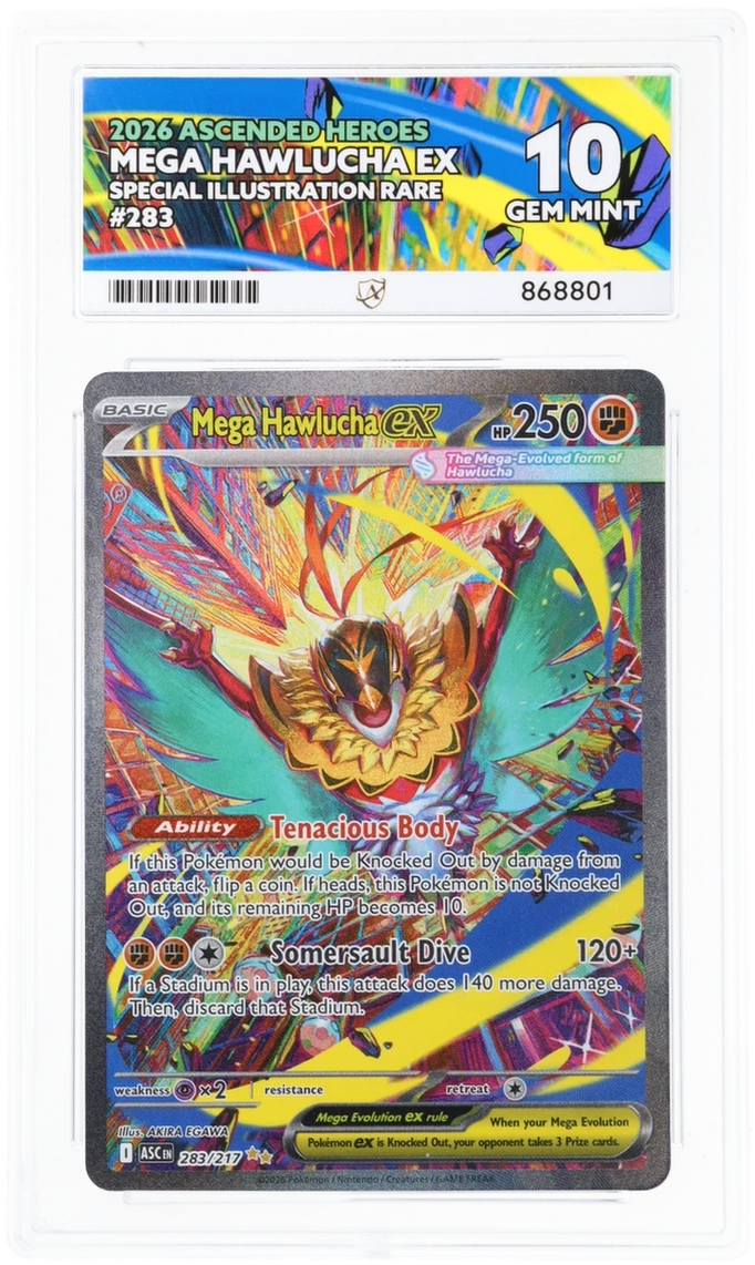 ACE 10 - Mega Hawlucha ex - 283/217 - Ascended Heroes