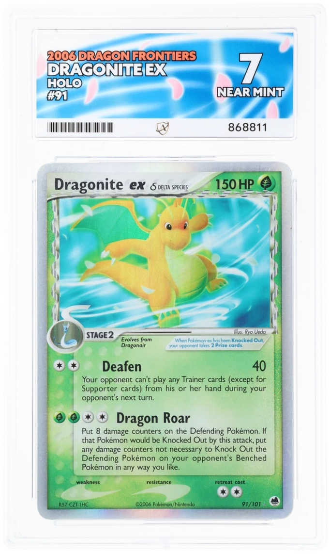 holo dragonite pokemon card Dragonite ex 91/101 Holo - Ace 7