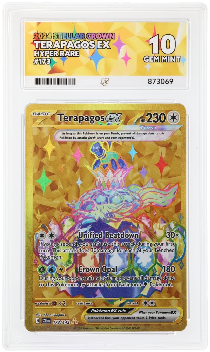 ACE 10 - Terapagos ex - 173/142 - Stellar Crown - Pokemon