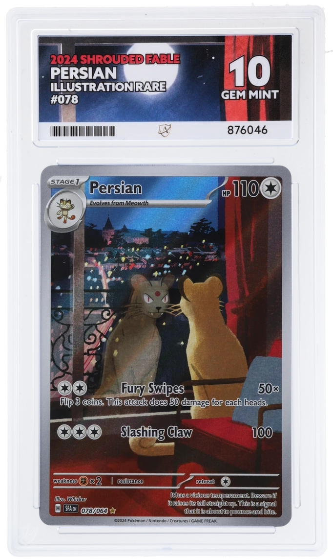 ACE 10 - Persian - 078/064 - Shrouded Fable - Pokemon