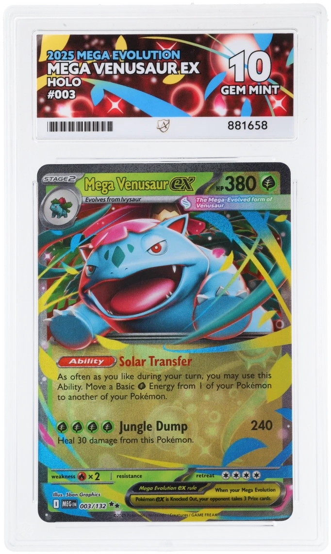 ACE 10 - Mega Venusaur ex - 003/132 - Mega Evolution - Pokemon