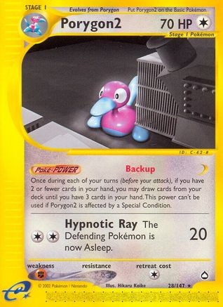 pokemon card porygon2 | Lost Origin [2] Tri Attack (30x) Flip 3 coins Porygon2 143 - SV04 Paradox